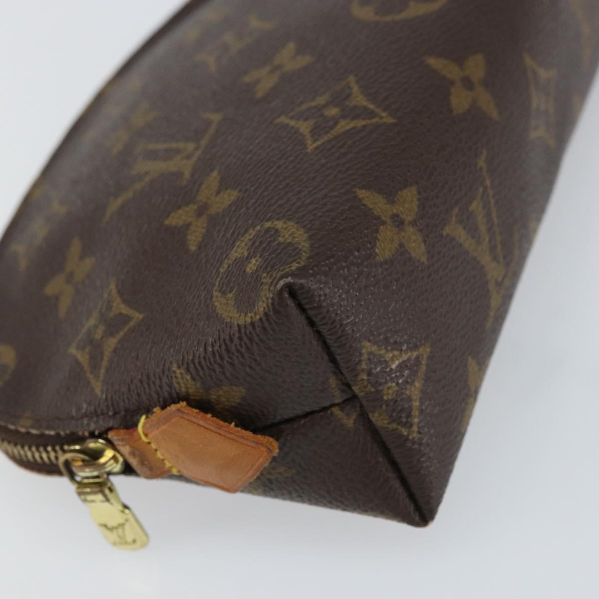 LOUIS VUITTON Monogram Pochette Cosmetic PM Pouch M43998 LV Auth BA9098