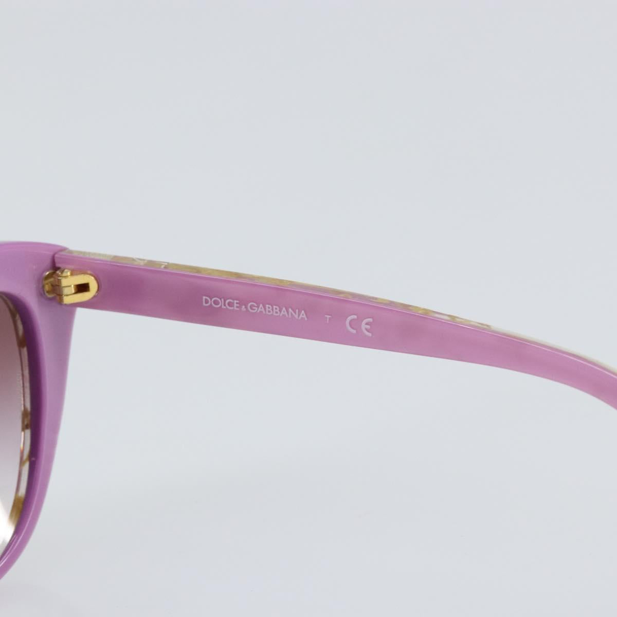 DOLCE&GABBANA Sunglasses plastic Purple Auth BA9109V