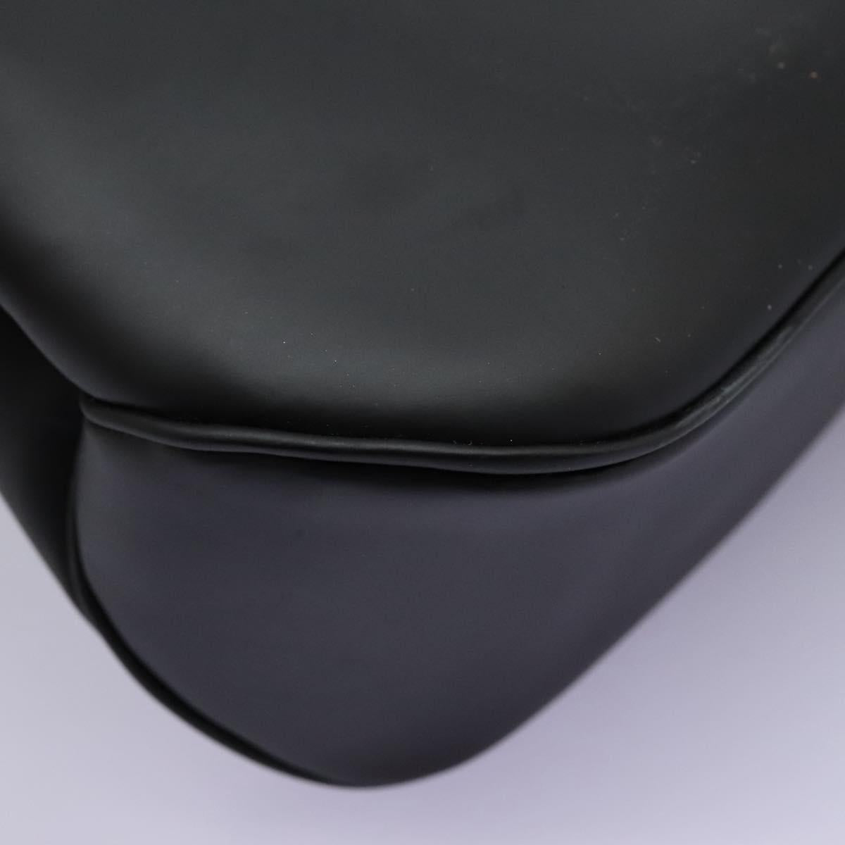 Salvatore Ferragamo Shoulder Bag Leather Black Auth BA911