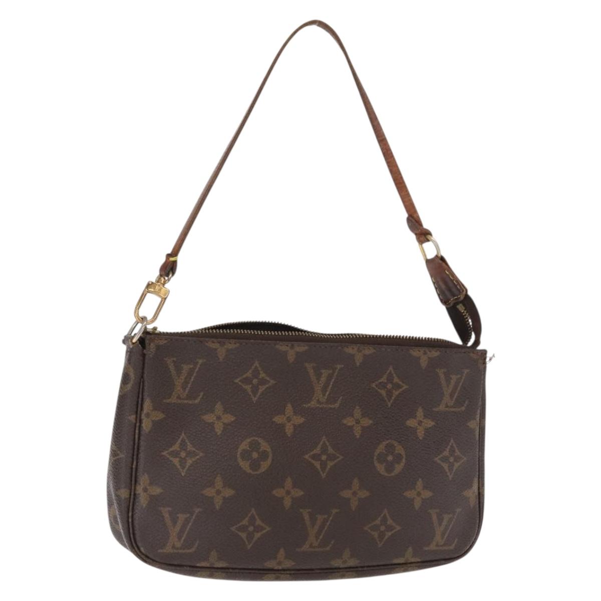 LOUIS VUITTON Monogram Pochette Accessoires Pouch M51980 LV Auth BA9113