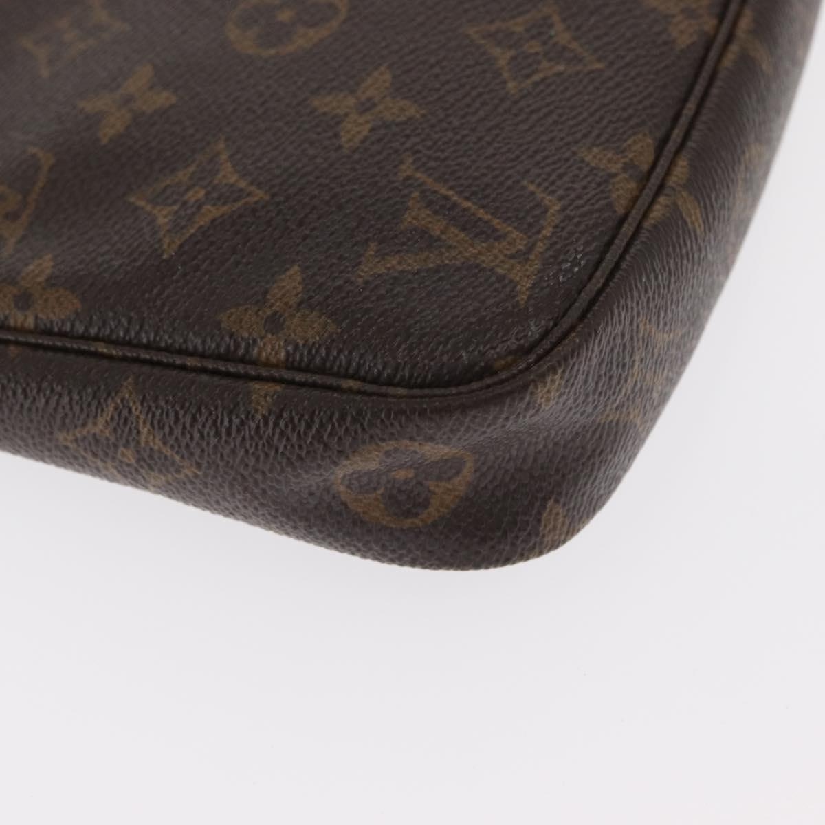 LOUIS VUITTON Monogram Pochette Accessoires Pouch M51980 LV Auth BA9113