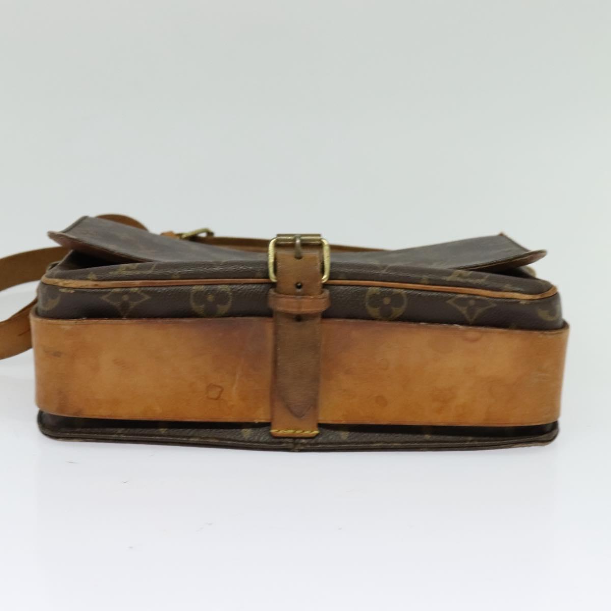 LOUIS VUITTON Monogram Cartouchiere GM Shoulder Bag M51252 LV Auth BA913