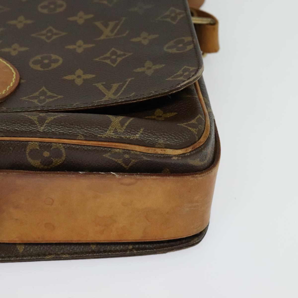 LOUIS VUITTON Monogram Cartouchiere GM Shoulder Bag M51252 LV Auth BA913