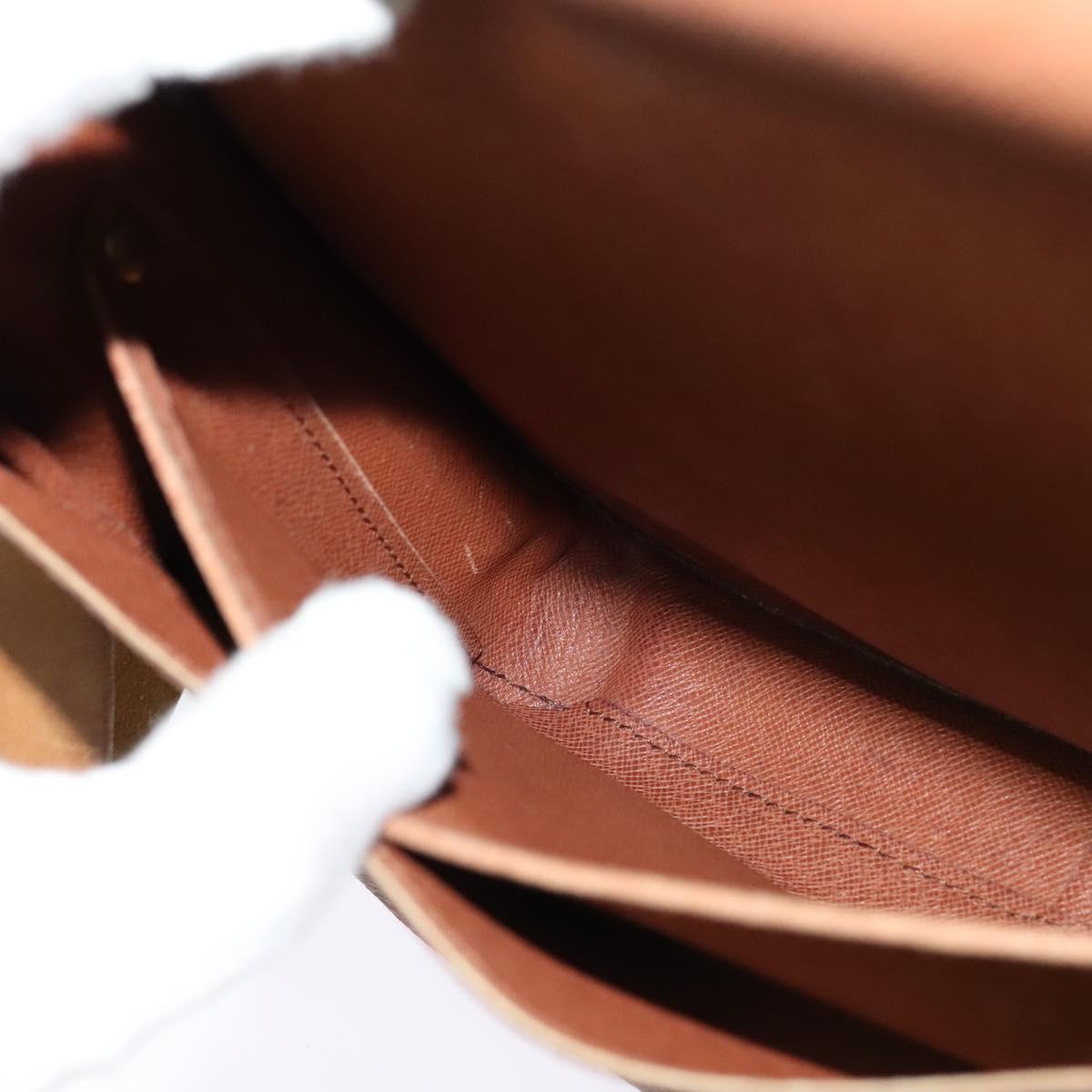 LOUIS VUITTON Monogram Cartouchiere GM Shoulder Bag M51252 LV Auth BA913