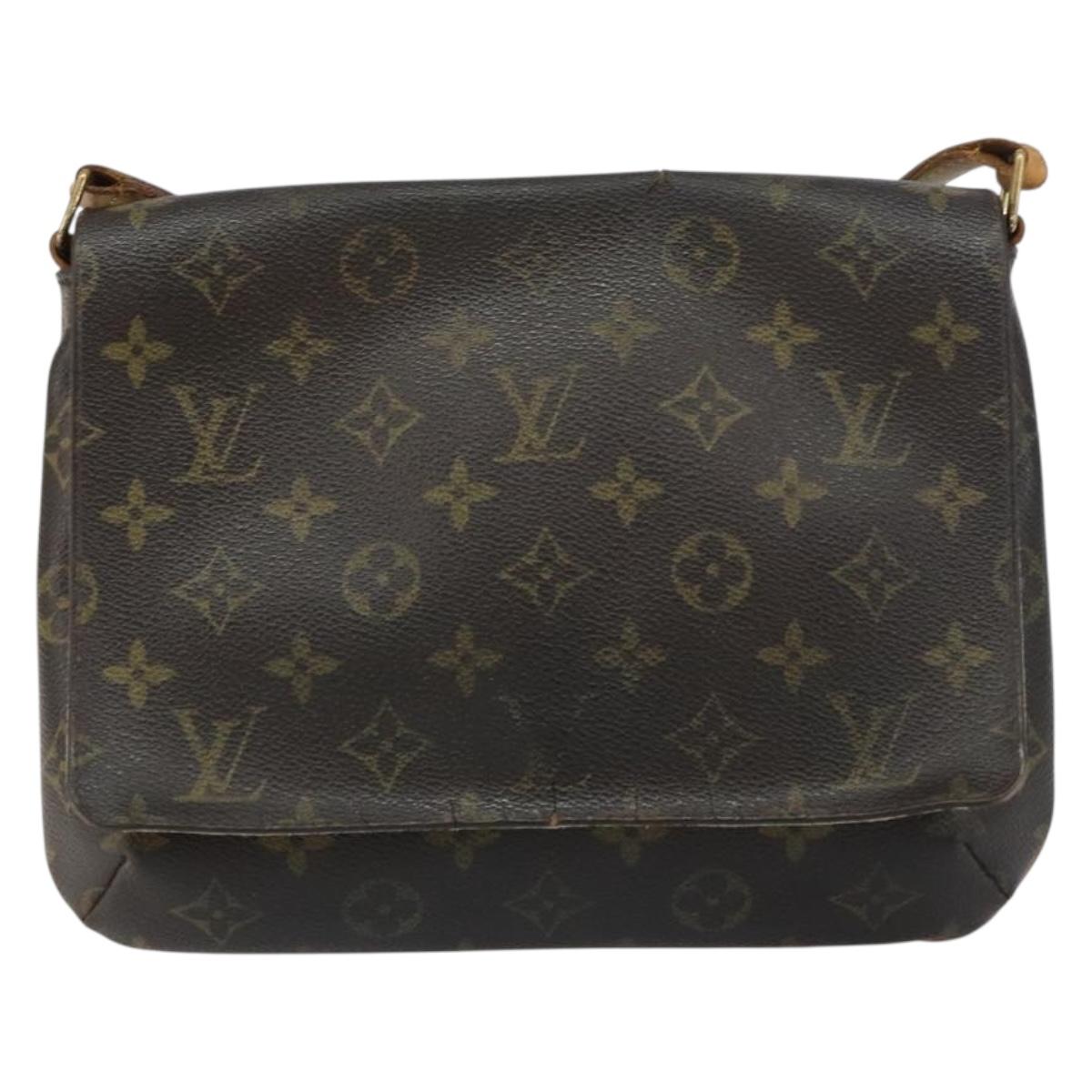 LOUIS VUITTON Monogram Musette Tango Long Strap Shoulder Bag M51388 Auth BA9143