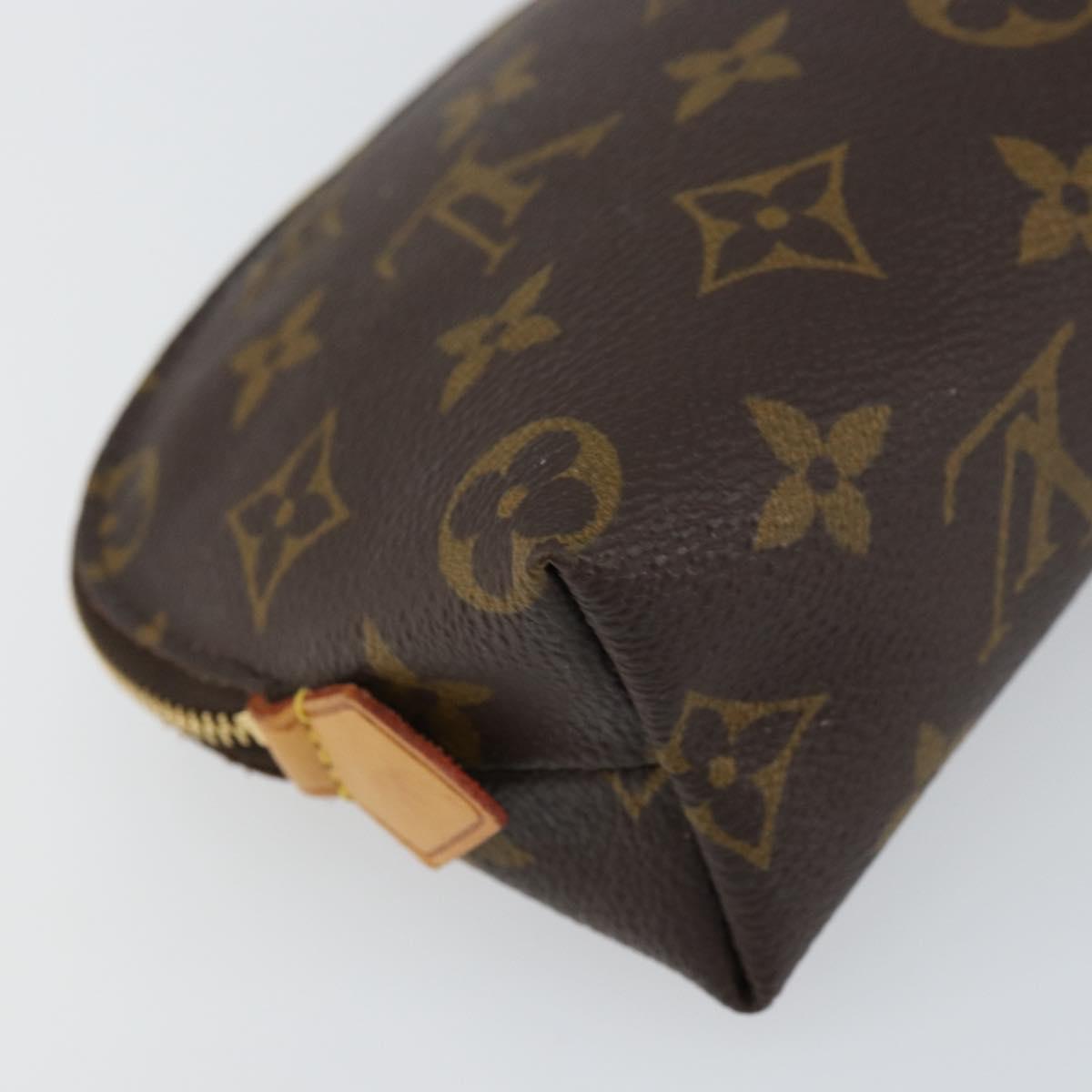 LOUIS VUITTON Monogram Pochette Cosmetic PM Pouch M43998 LV Auth BA9146
