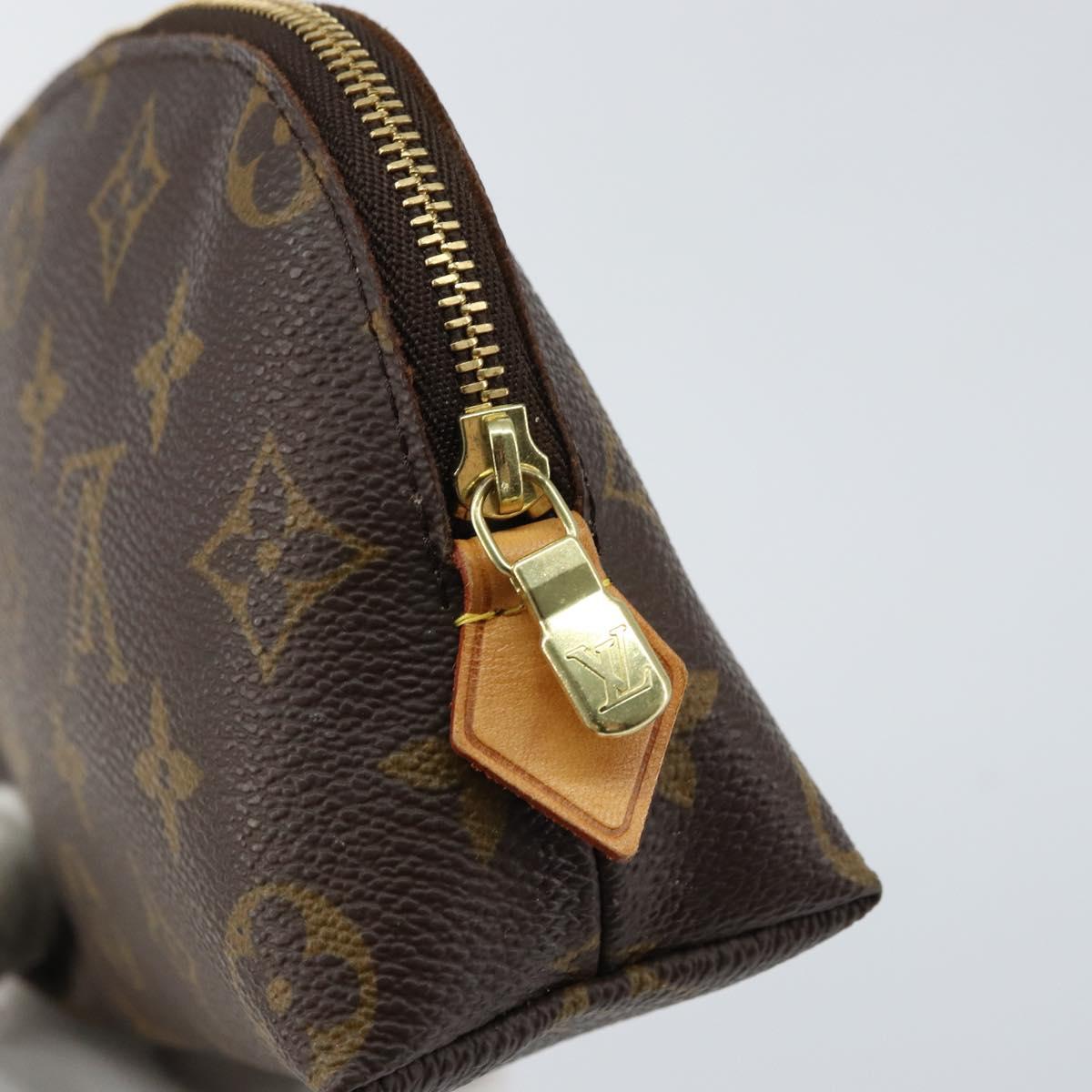LOUIS VUITTON Monogram Pochette Cosmetic PM Pouch M43998 LV Auth BA9146