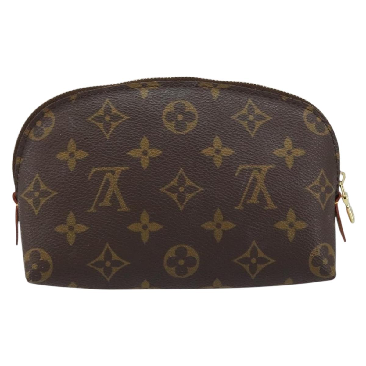 LOUIS VUITTON Monogram Pochette Cosmetic PM Pouch M43998 LV Auth BA9146