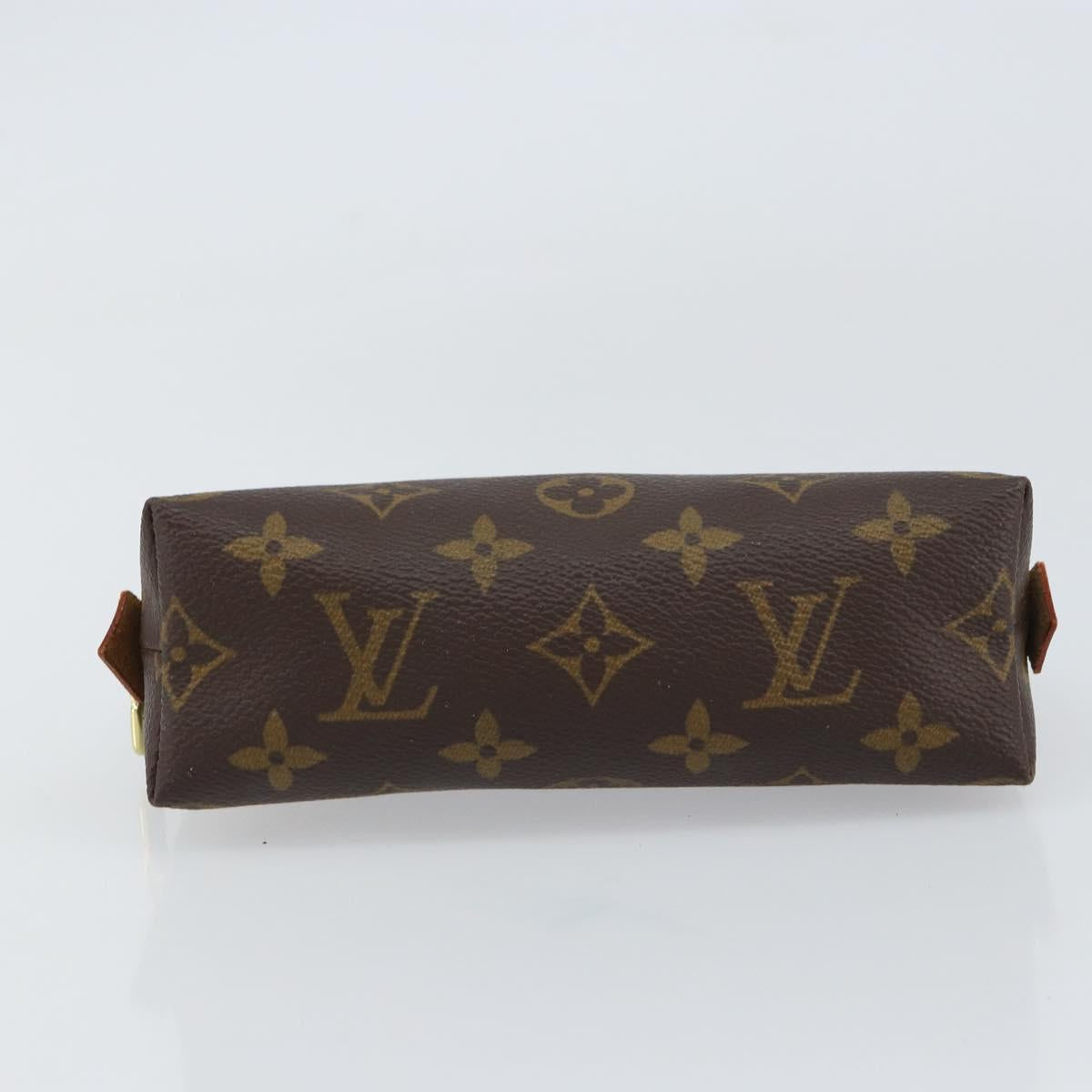 LOUIS VUITTON Monogram Pochette Cosmetic PM Pouch M43998 LV Auth BA9146