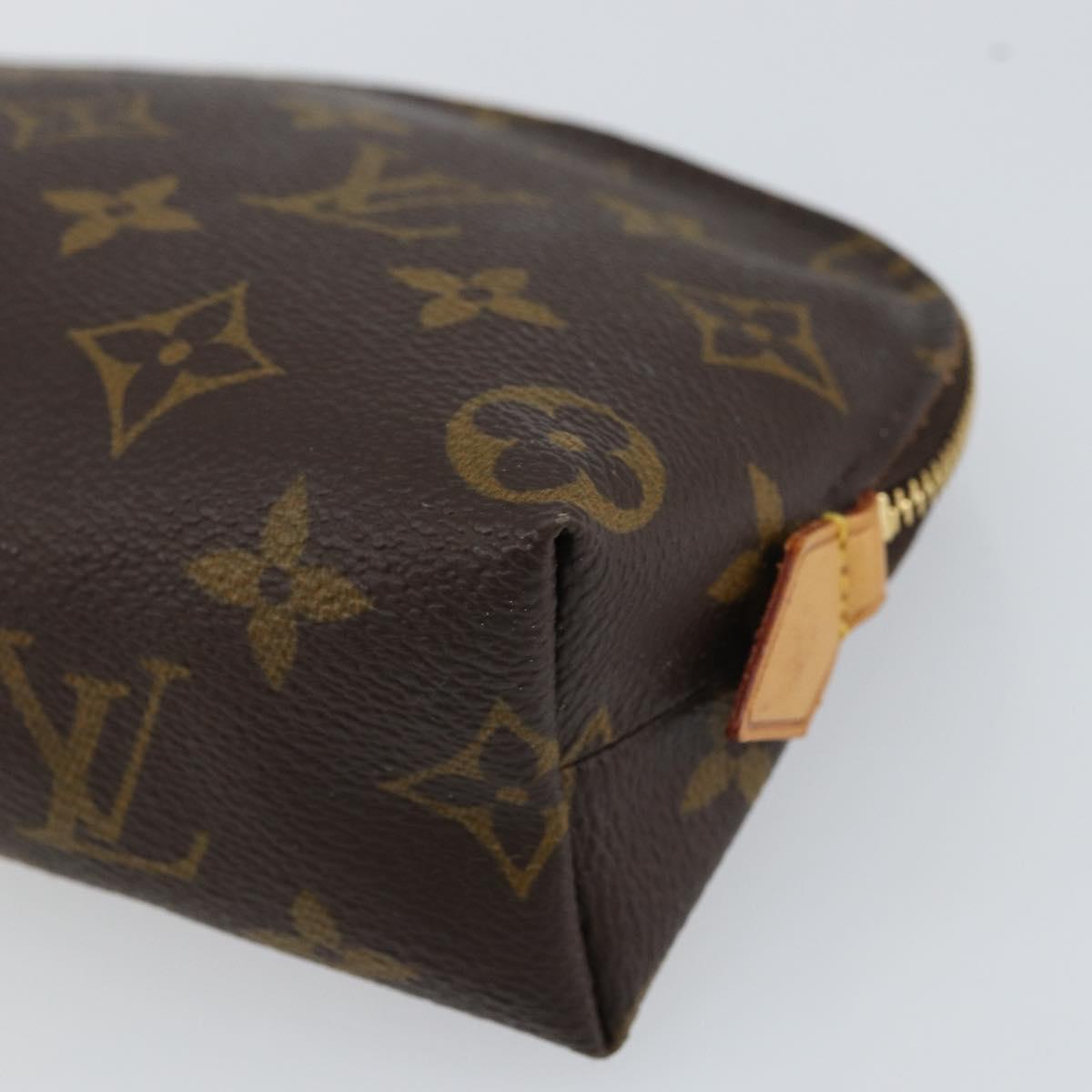 LOUIS VUITTON Monogram Pochette Cosmetic PM Pouch M43998 LV Auth BA9146