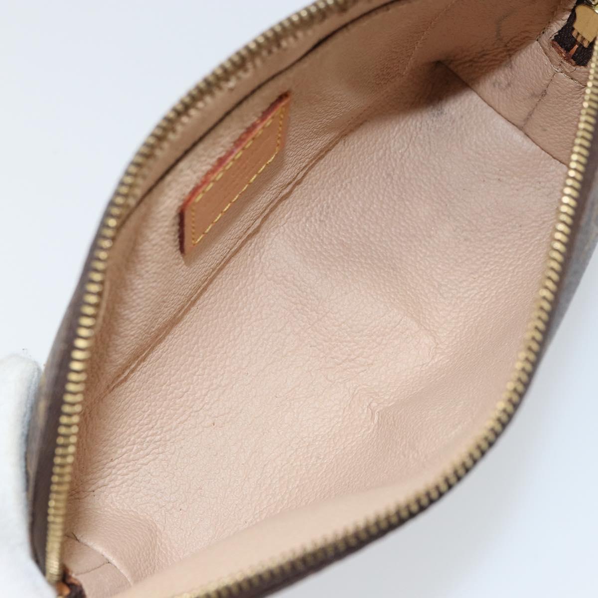 LOUIS VUITTON Monogram Pochette Cosmetic PM Pouch M43998 LV Auth BA9147