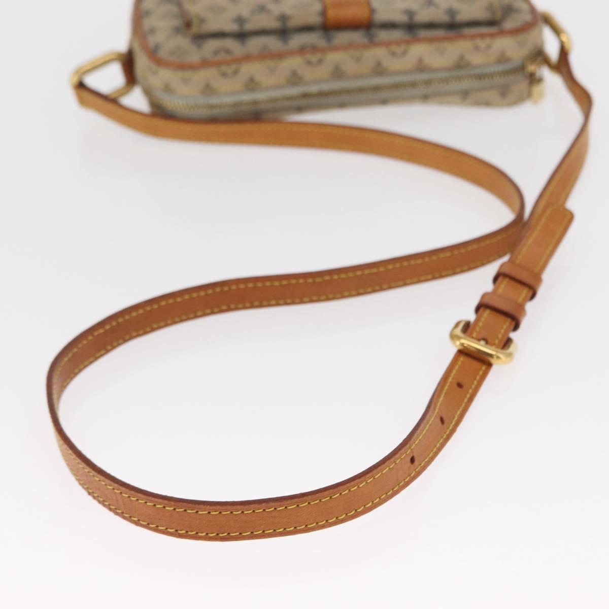 LOUIS VUITTON Monogram Mini Juliet MM Shoulder Bag Blue M92004 LV Auth BA9153