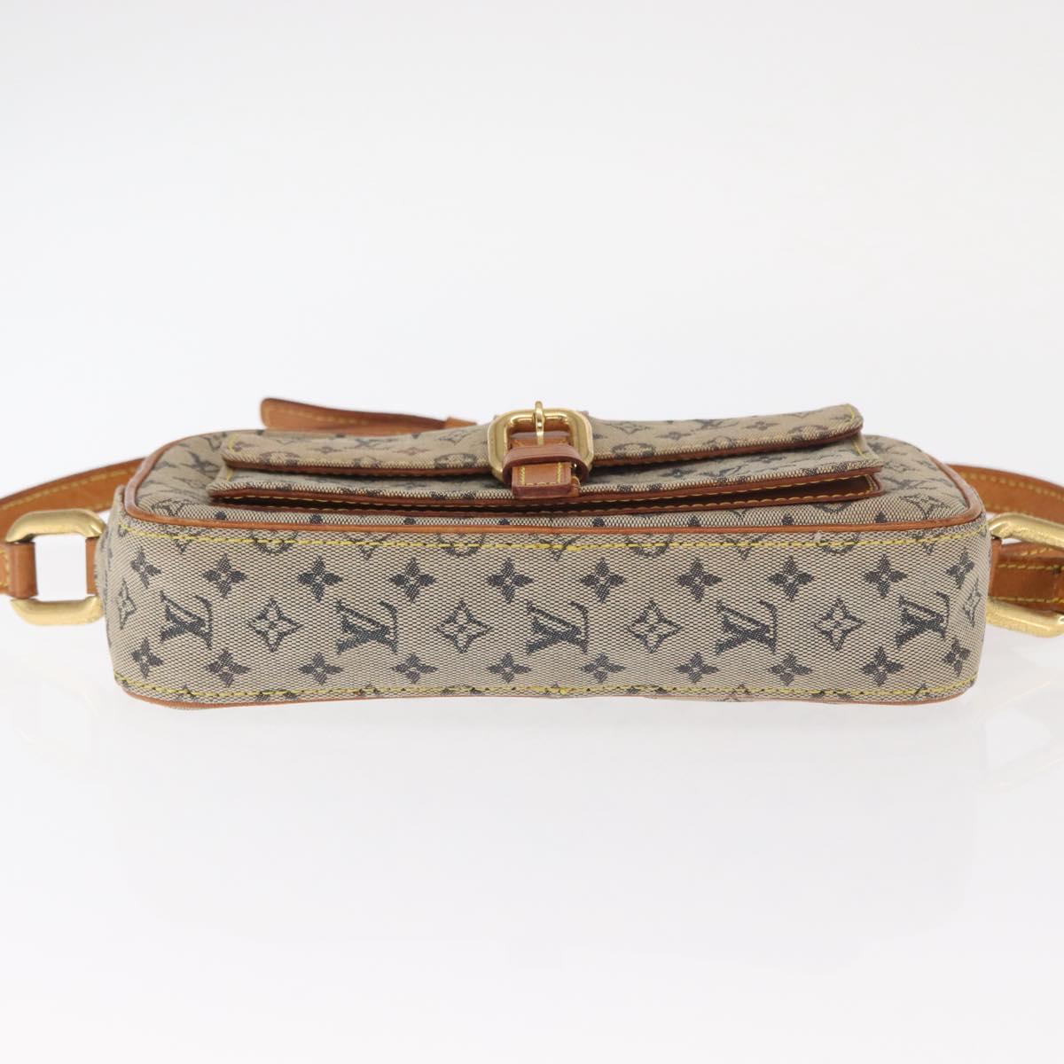 LOUIS VUITTON Monogram Mini Juliet MM Shoulder Bag Blue M92004 LV Auth BA9153