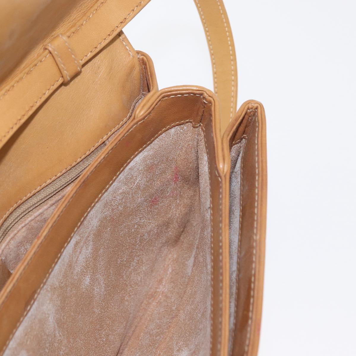 GUCCI Micro GG Supreme Shoulder Bag PVC Beige Gold 104 004 0024 Auth BA9178