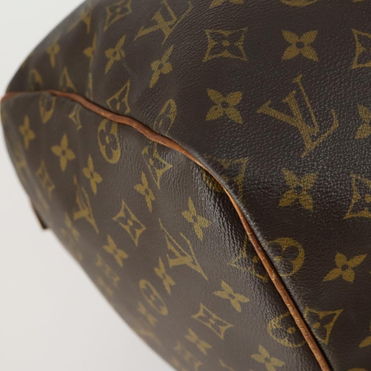 LOUIS VUITTON Monogram Keepall 55 Boston Bag M41424 LV Auth BA9184