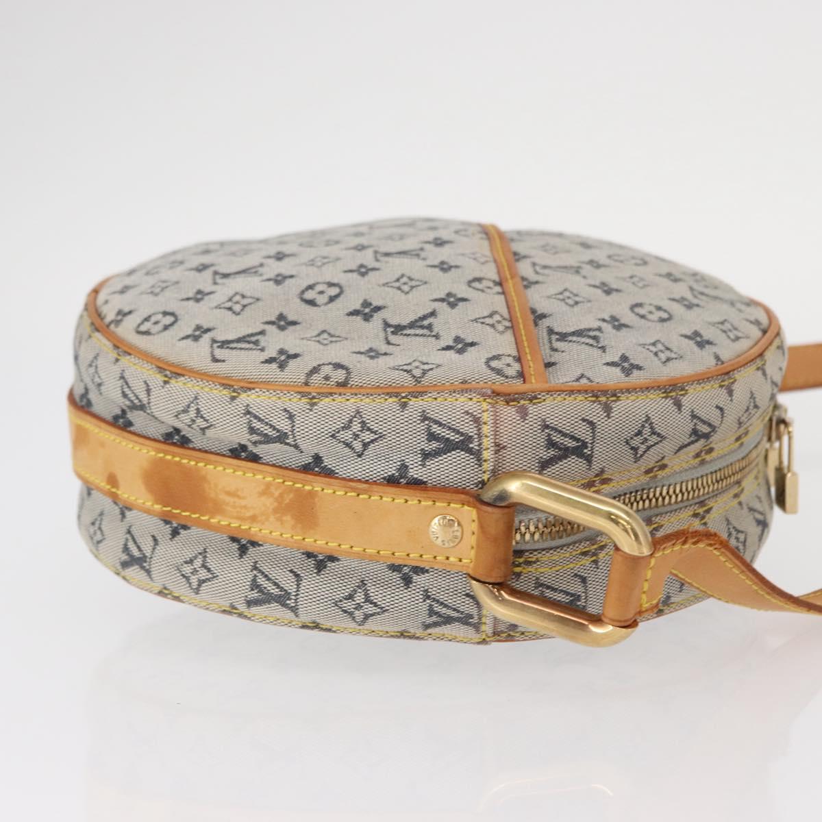 LOUIS VUITTON Monogram Mini Jeanne GM Shoulder Bag Blue M92000 LV Auth BA9185