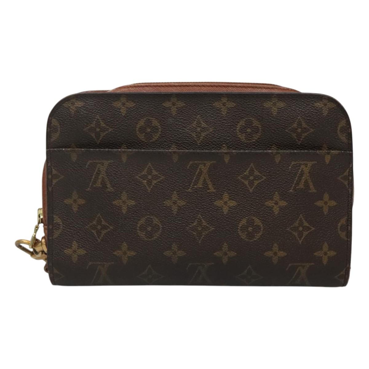 LOUIS VUITTON Monogram Orsay Clutch Bag M51790 LV Auth BA919