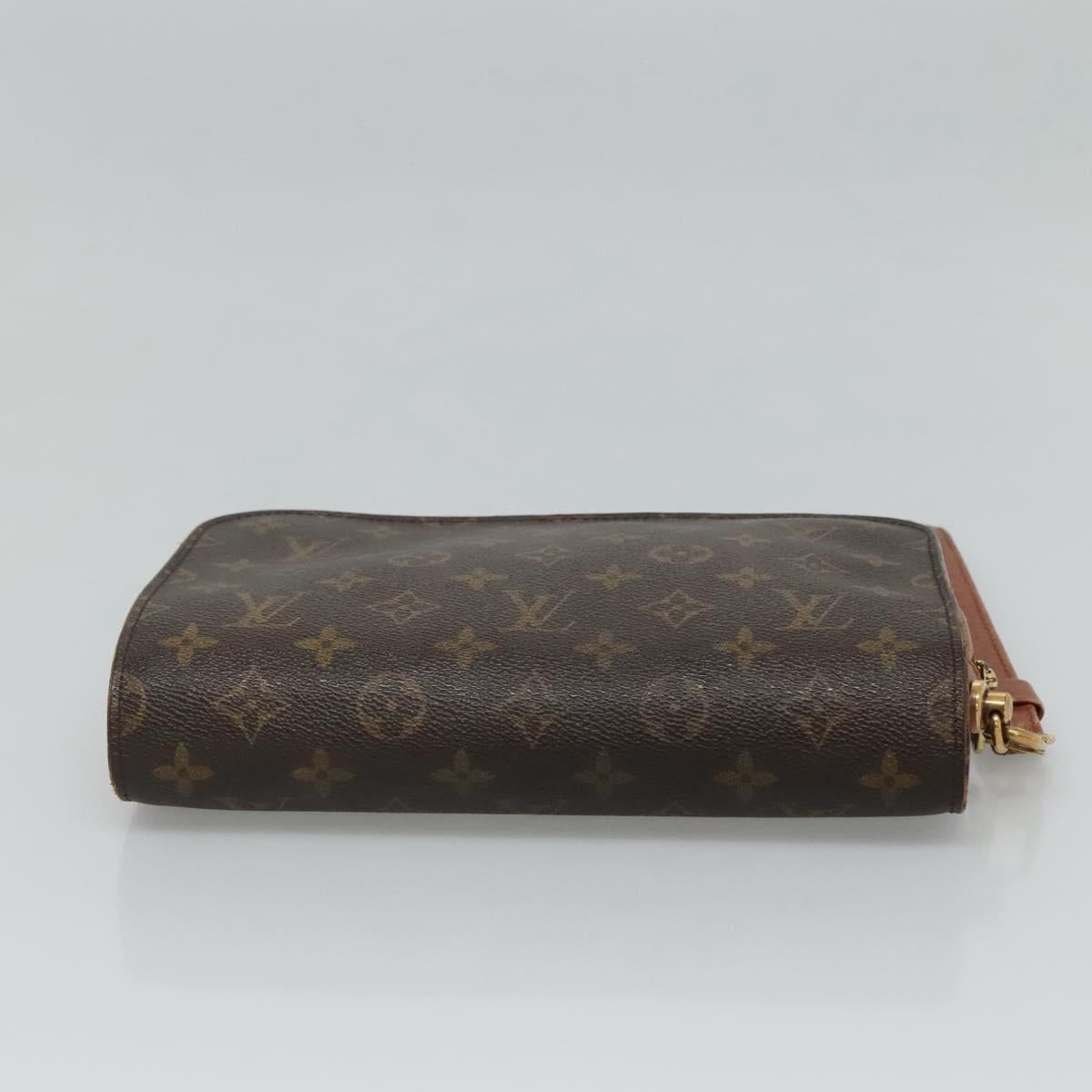 LOUIS VUITTON Monogram Orsay Clutch Bag M51790 LV Auth BA919