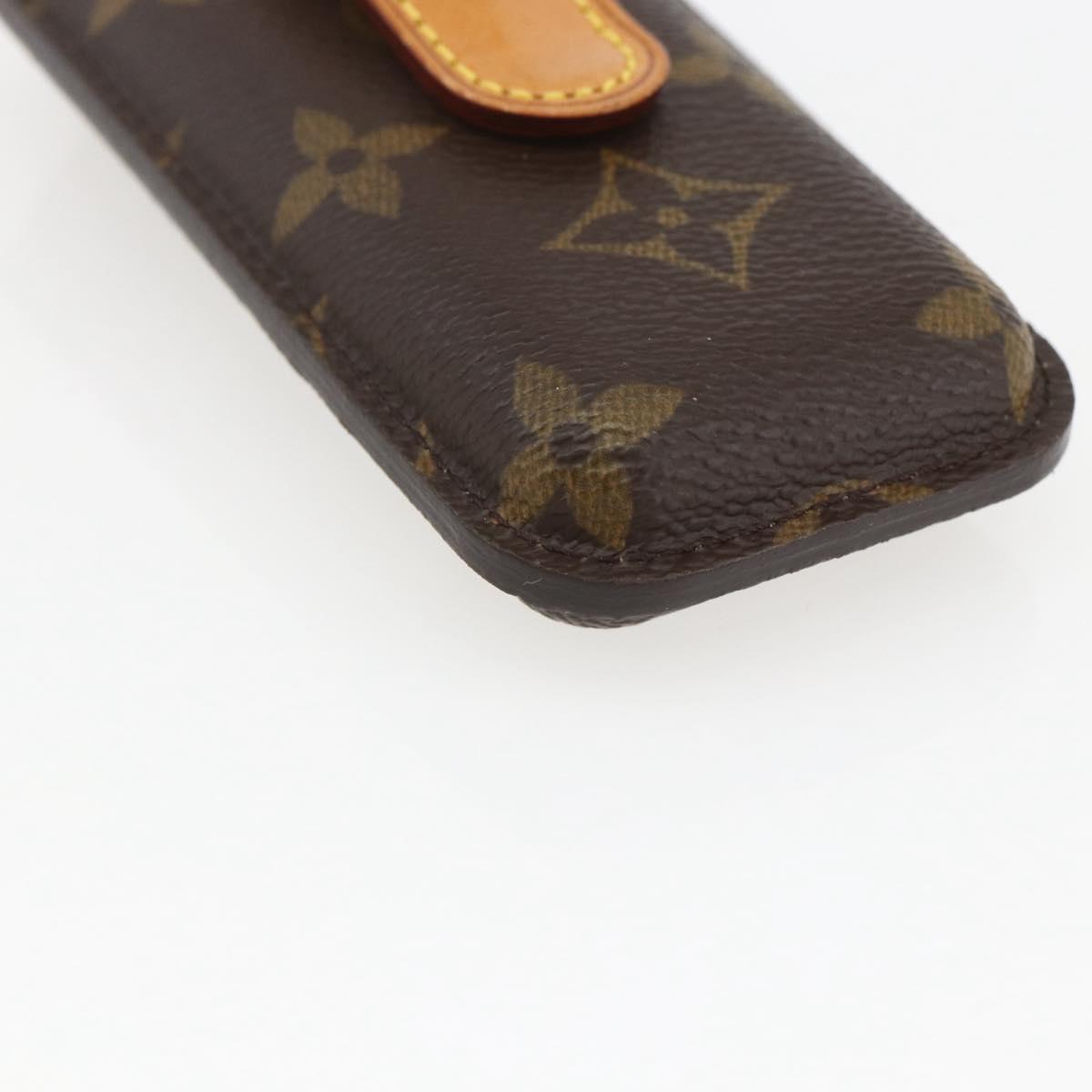 LOUIS VUITTON Monogram Etui Telephonne Japon Cell Phone Case M63050 Auth BA9204