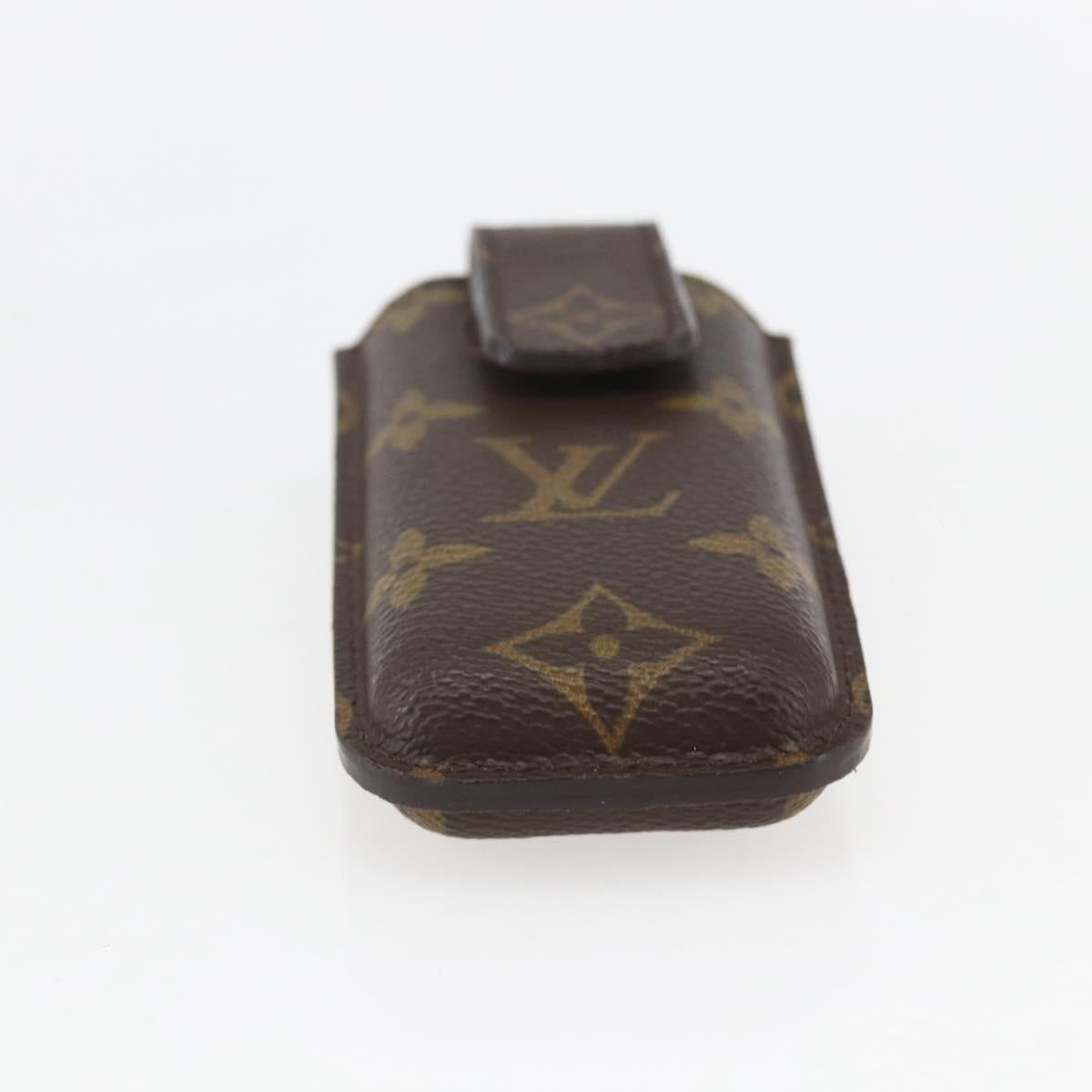 LOUIS VUITTON Monogram Etui Telephonne Japon Cell Phone Case M63050 Auth BA9204
