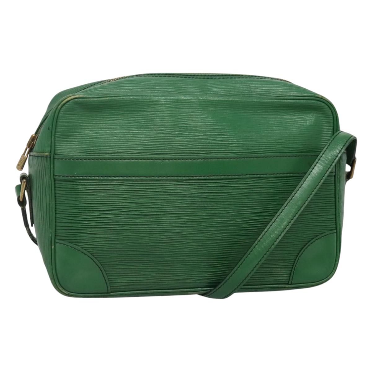 LOUIS VUITTON Epi Trocadero 27 Shoulder Bag Green M52314 LV Auth BA921