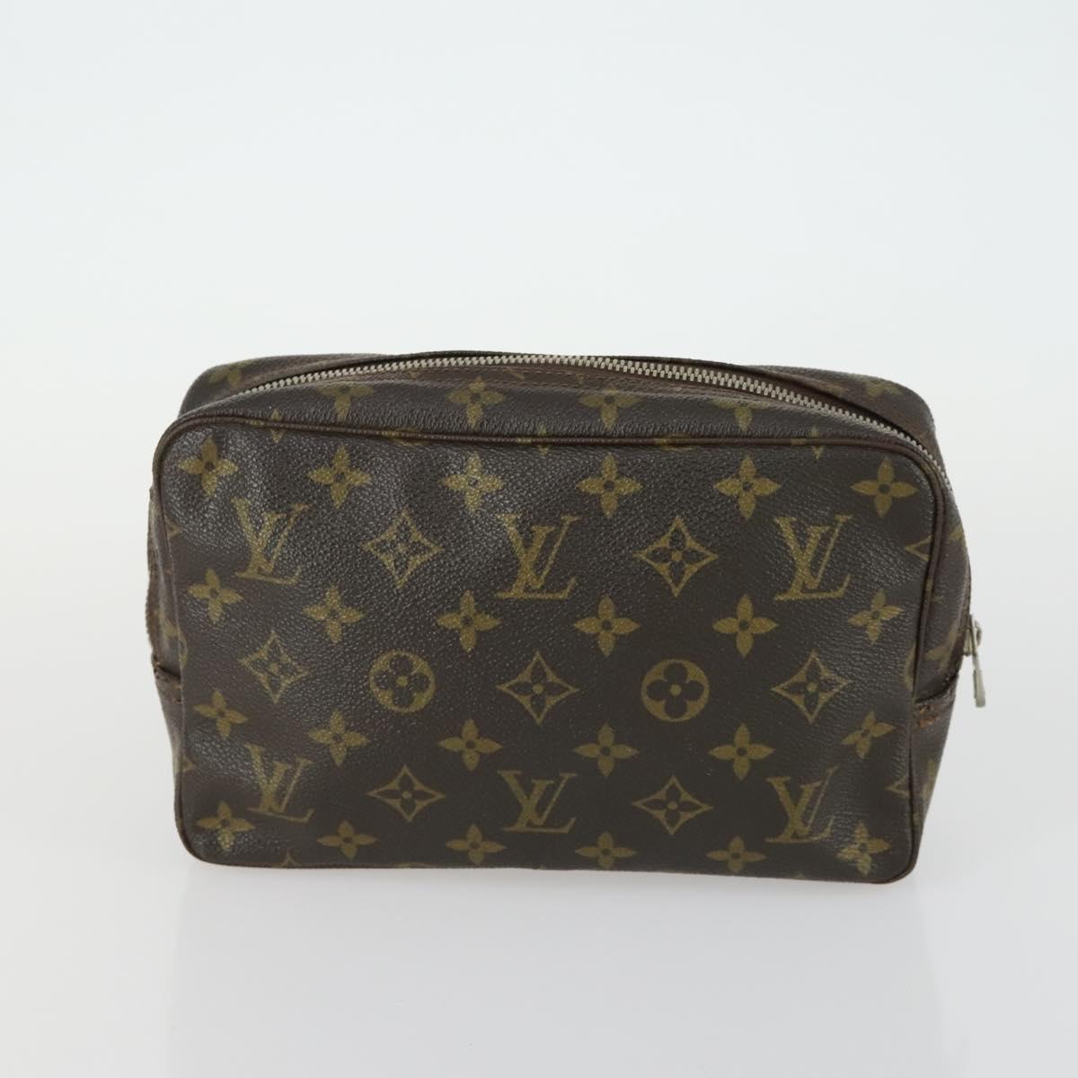 LOUIS VUITTON Monogram Vernis Epi Pouch 3 Set Yellow Beige LV Auth BA9212