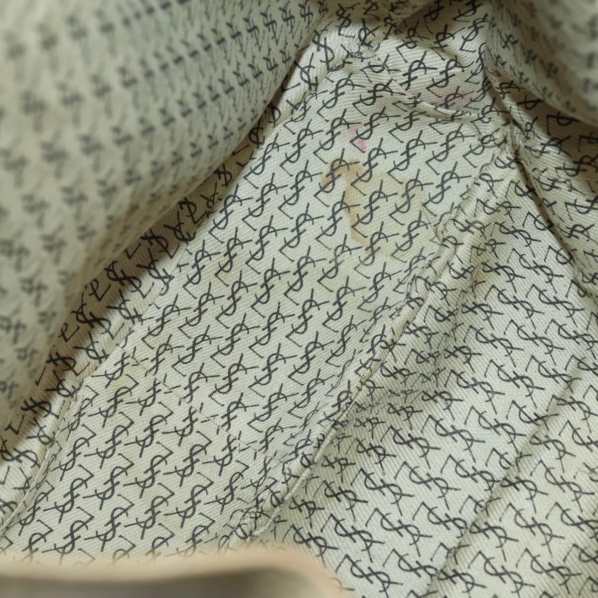 CARTIER Saint Laurent Shoulder Bag Leather 2 Set Beige Brown Auth BA9213