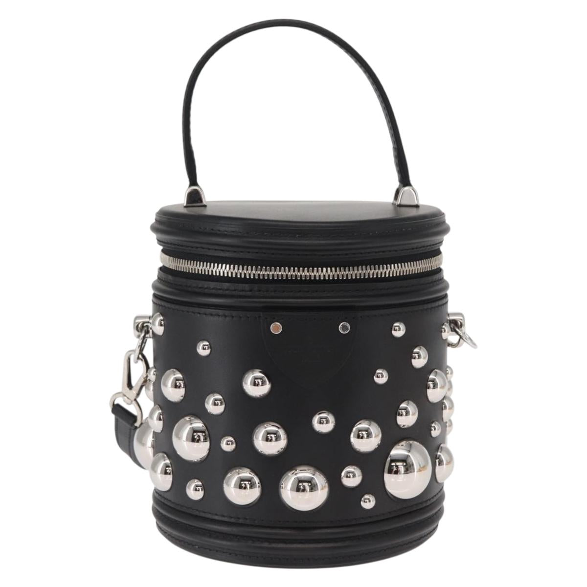 LOUIS VUITTON LVxYK Cannes Hand Bag Leather Black M21667 LV Auth BA9227SM