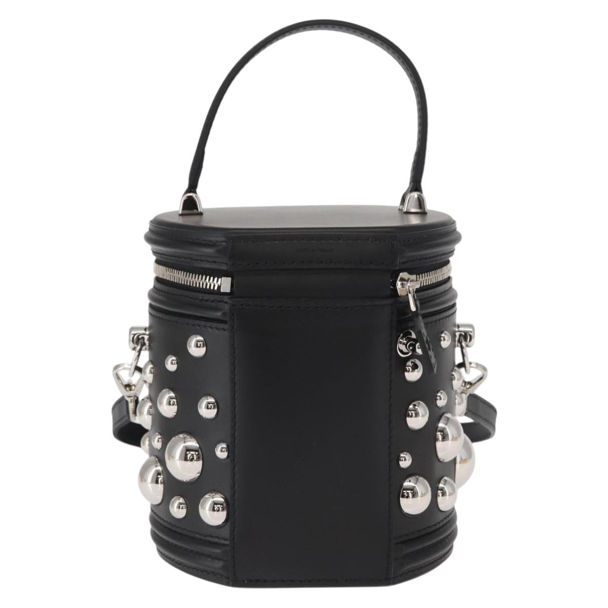 LOUIS VUITTON LVxYK Cannes Hand Bag Leather Black M21667 LV Auth BA9227SM