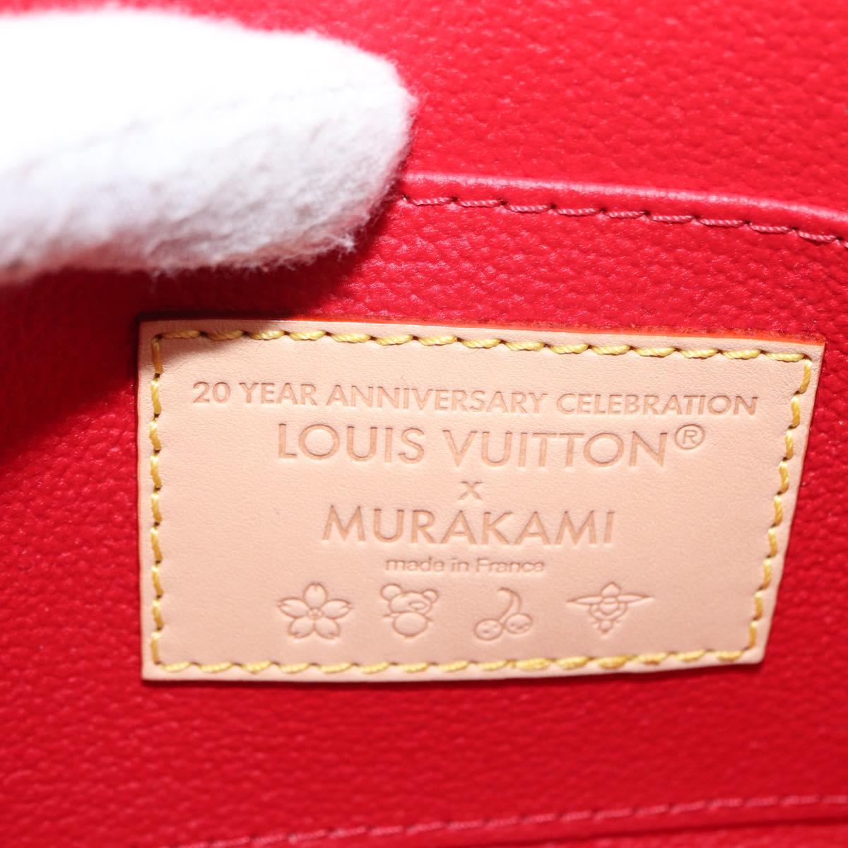 LOUIS VUITTON Monogram Cherry Pochette Cosmetic PM Pouch M13766 LV Auth BA9228SM