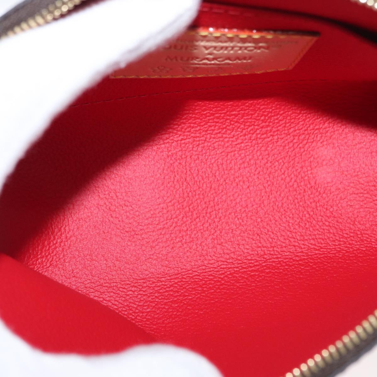 LOUIS VUITTON Monogram Cherry Pochette Cosmetic PM Pouch M13766 LV Auth BA9228SM