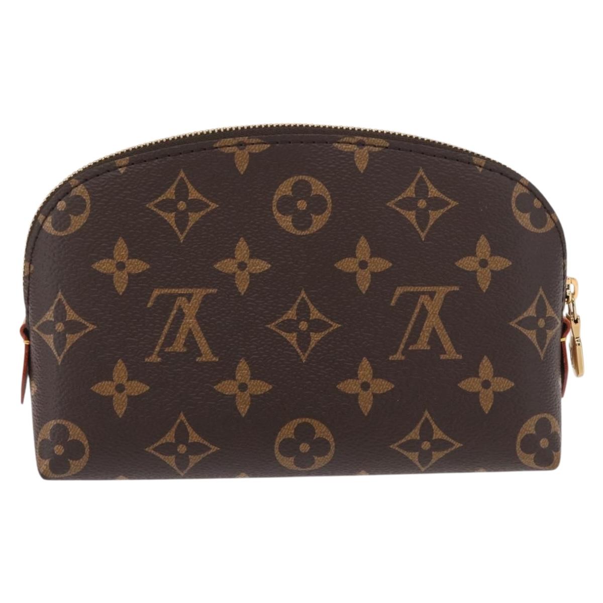 LOUIS VUITTON Monogram Cherry Pochette Cosmetic PM Pouch M13766 LV Auth BA9228SM