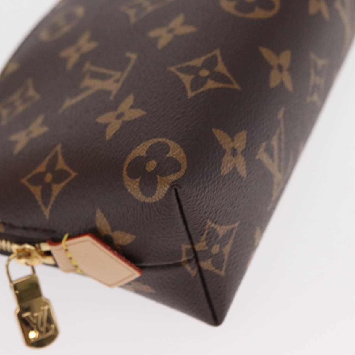 LOUIS VUITTON Monogram Cherry Pochette Cosmetic PM Pouch M13766 LV Auth BA9228SM