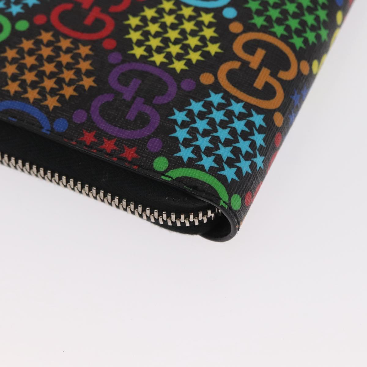 GUCCI GG Psychedelic Long Wallet Multicolor 601079 Auth BA9230V