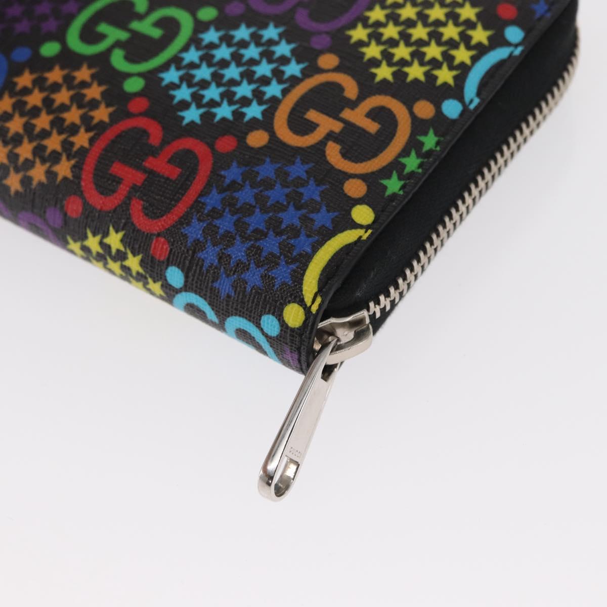 GUCCI GG Psychedelic Long Wallet Multicolor 601079 Auth BA9230V