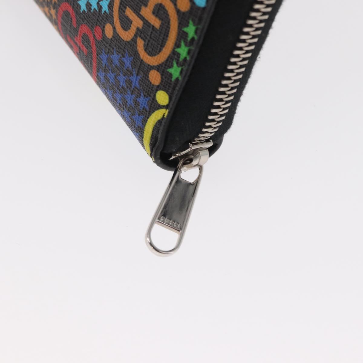 GUCCI GG Psychedelic Long Wallet Multicolor 601079 Auth BA9230V