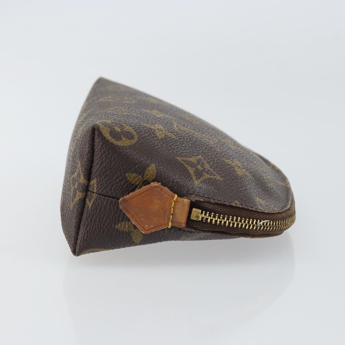 LOUIS VUITTON Monogram Pochette Cosmetic PM Pouch M43998 LV Auth BA9236