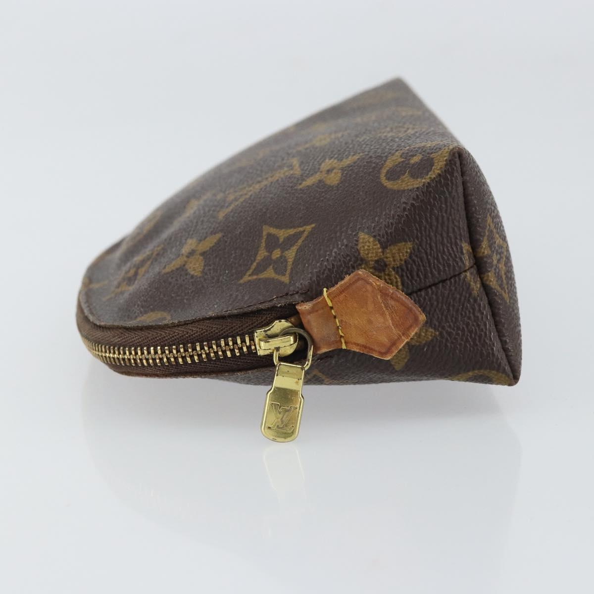 LOUIS VUITTON Monogram Pochette Cosmetic PM Pouch M43998 LV Auth BA9236