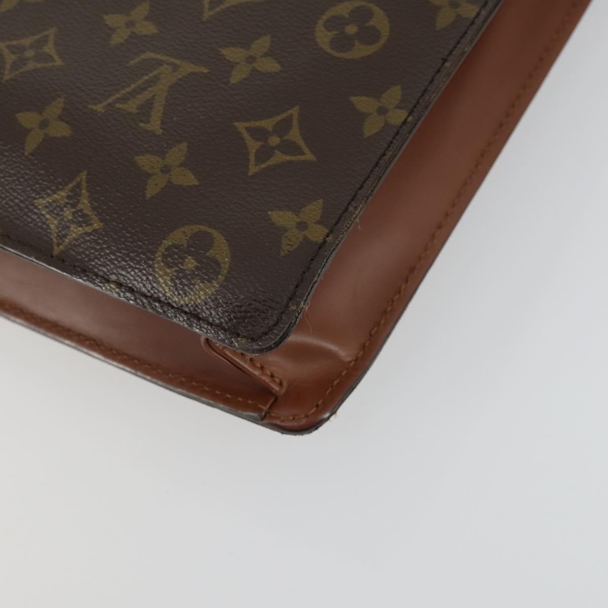 LOUIS VUITTON Monogram Porte Documents Bandouliere Bag M53338 LV Auth BA9240