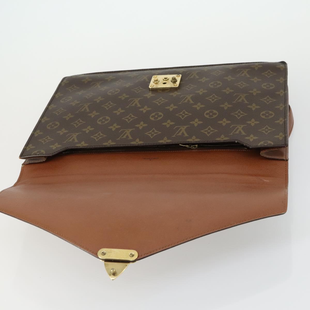 LOUIS VUITTON Monogram Porte Documents Bandouliere Bag M53338 LV Auth BA9240