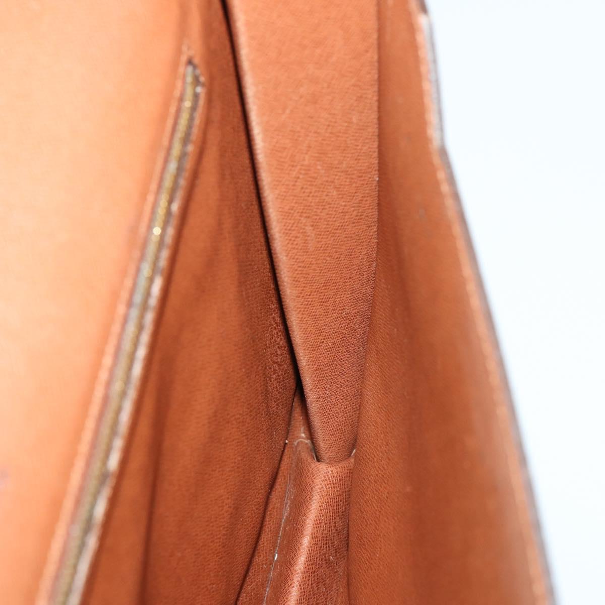 LOUIS VUITTON Monogram Porte Documents Bandouliere Bag M53338 LV Auth BA9240
