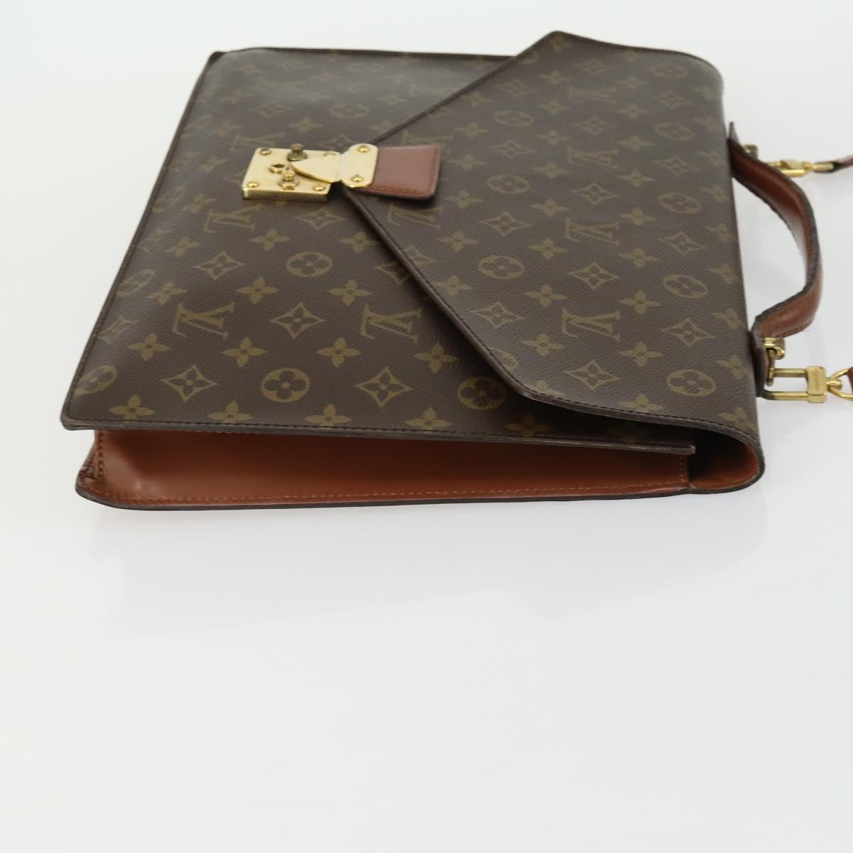 LOUIS VUITTON Monogram Porte Documents Bandouliere Bag M53338 LV Auth BA9240