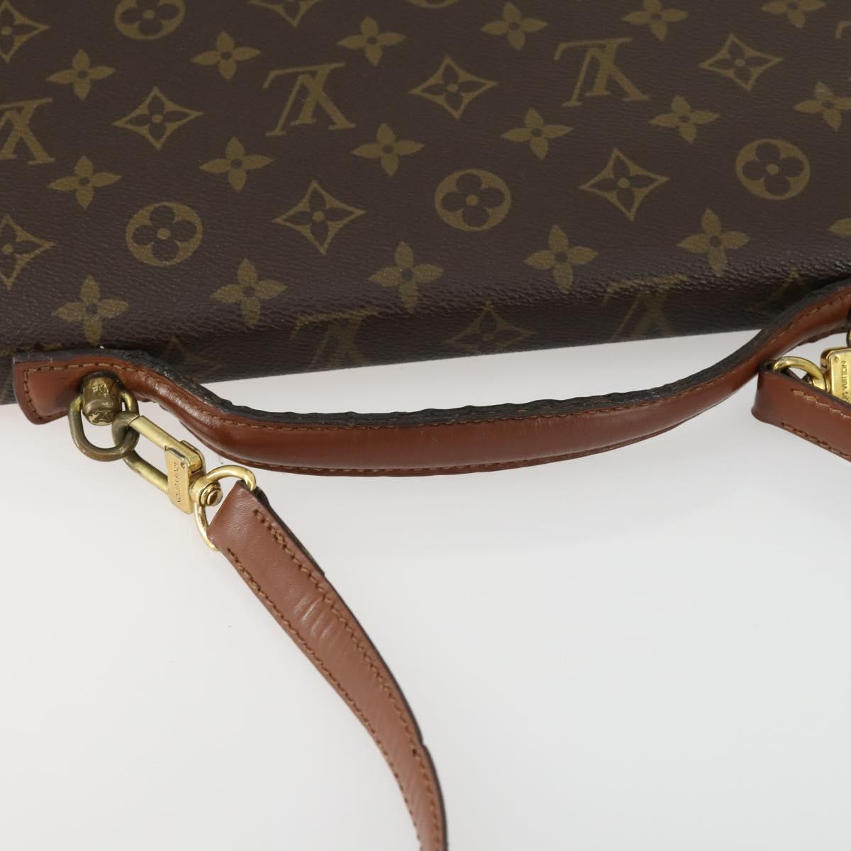 LOUIS VUITTON Monogram Porte Documents Bandouliere Bag M53338 LV Auth BA9240