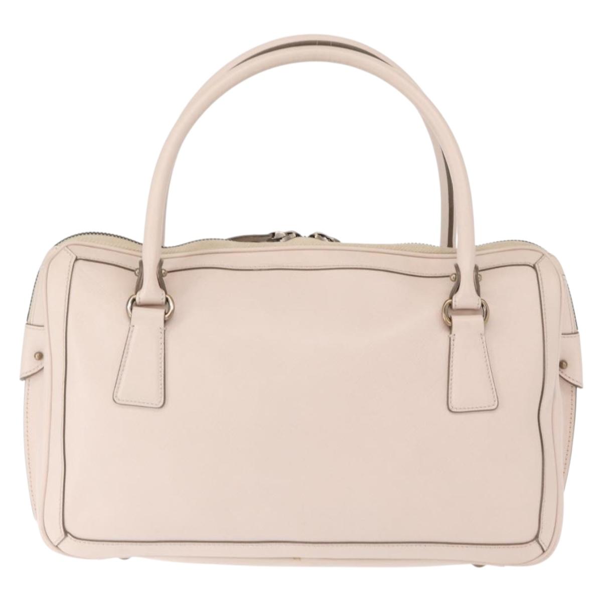 Salvatore Ferragamo Gancini Tote Bag Leather Pink Auth BA9245