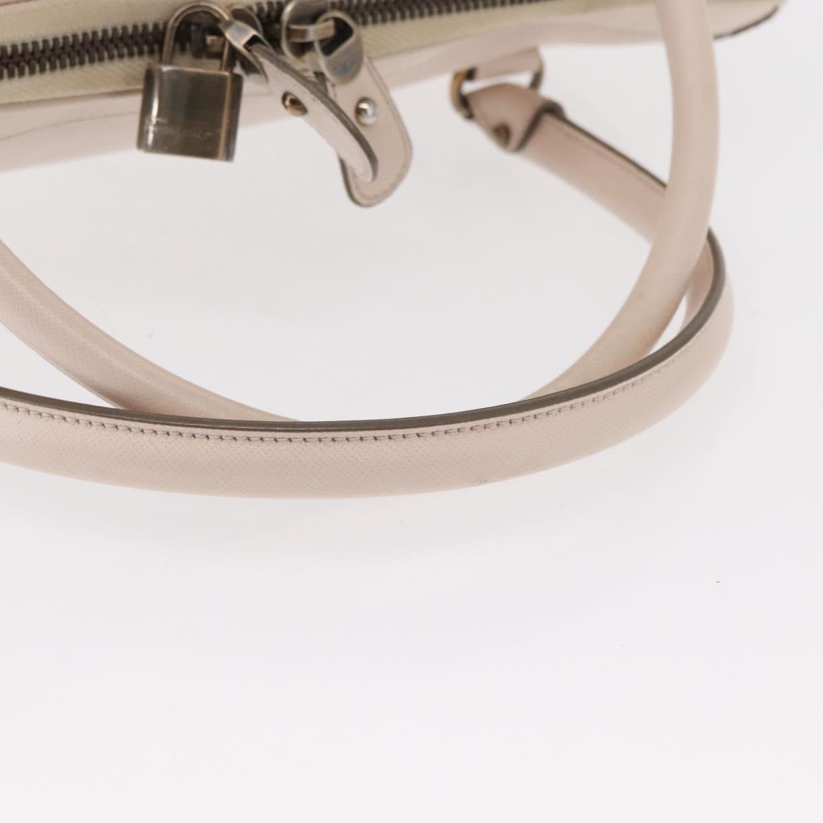 Salvatore Ferragamo Gancini Tote Bag Leather Pink Auth BA9245