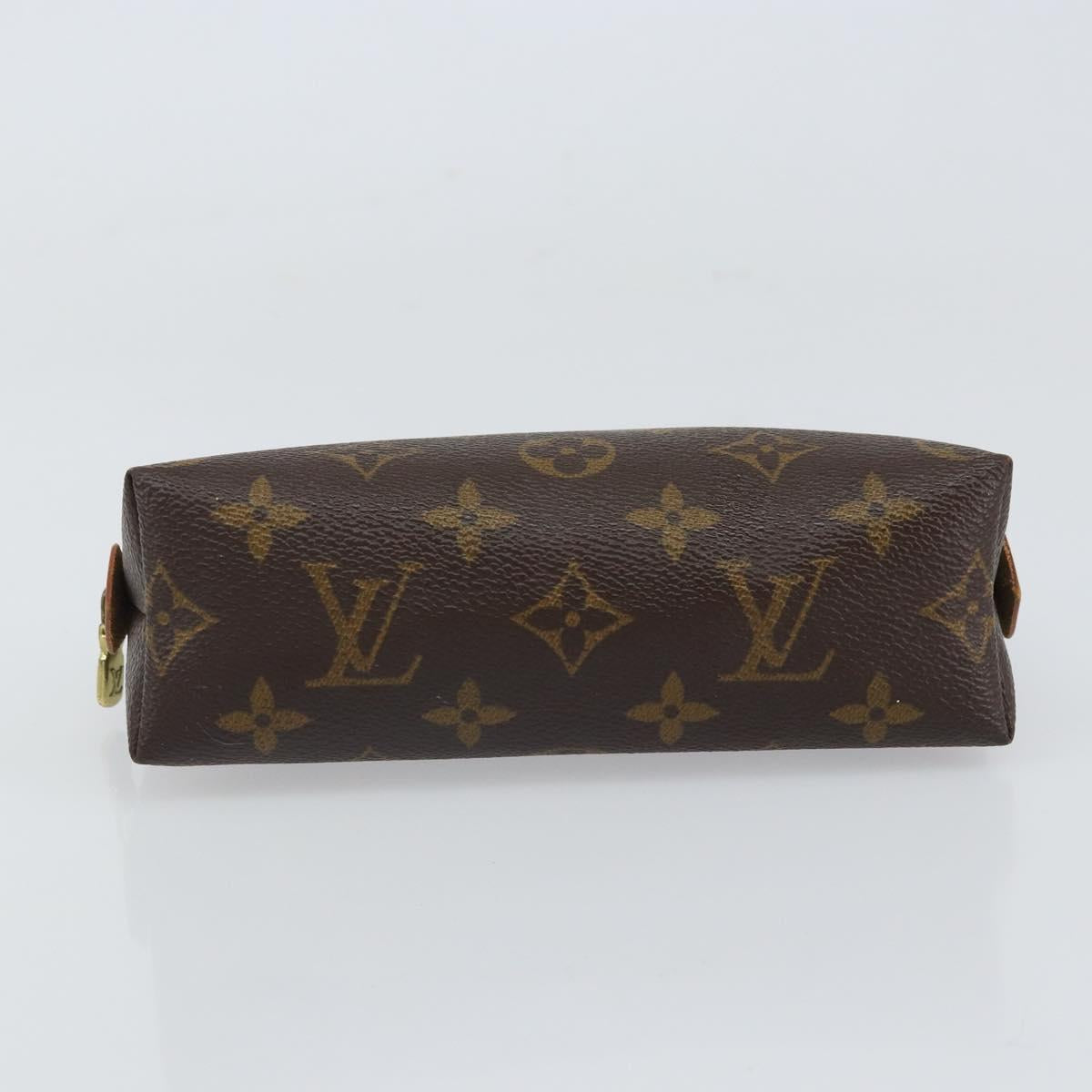 LOUIS VUITTON Monogram Pochette Cosmetic PM Pouch M43998 LV Auth BA9254