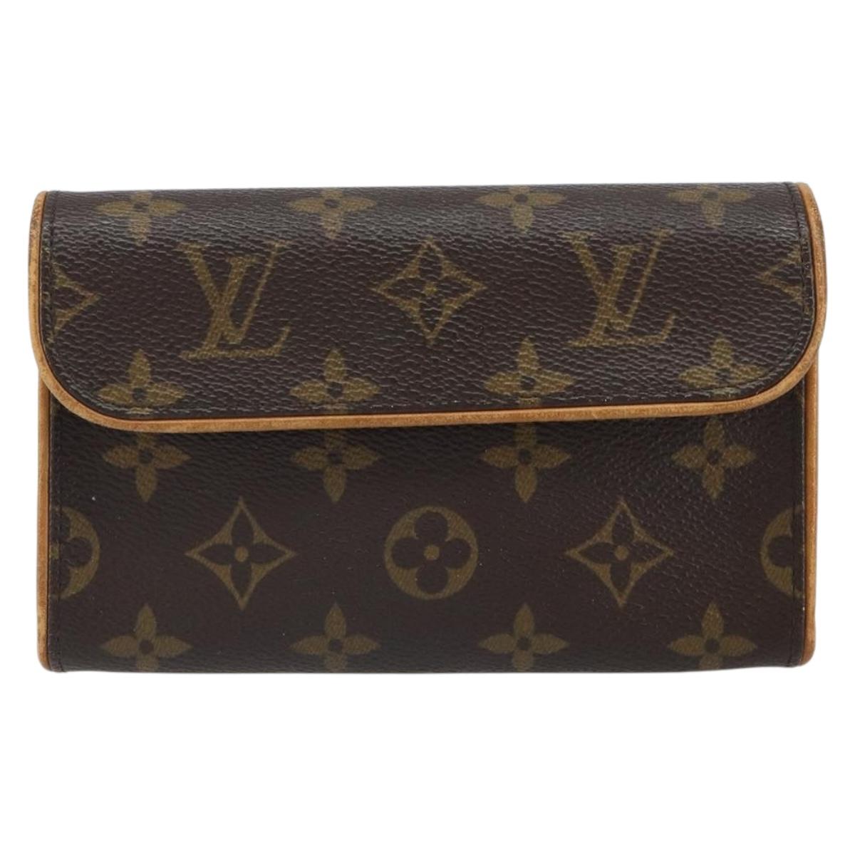 LOUIS VUITTON Monogram Pochette Florentine Waist bag M51855 LV Auth BA9268