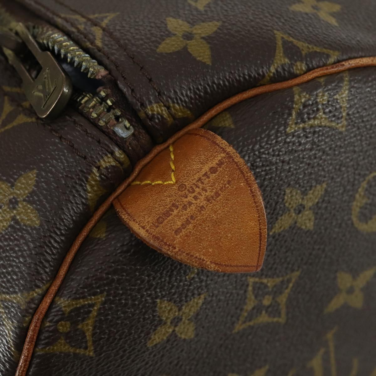 LOUIS VUITTON Monogram Keepall 55 Boston Bag M41424 LV Auth BA9282