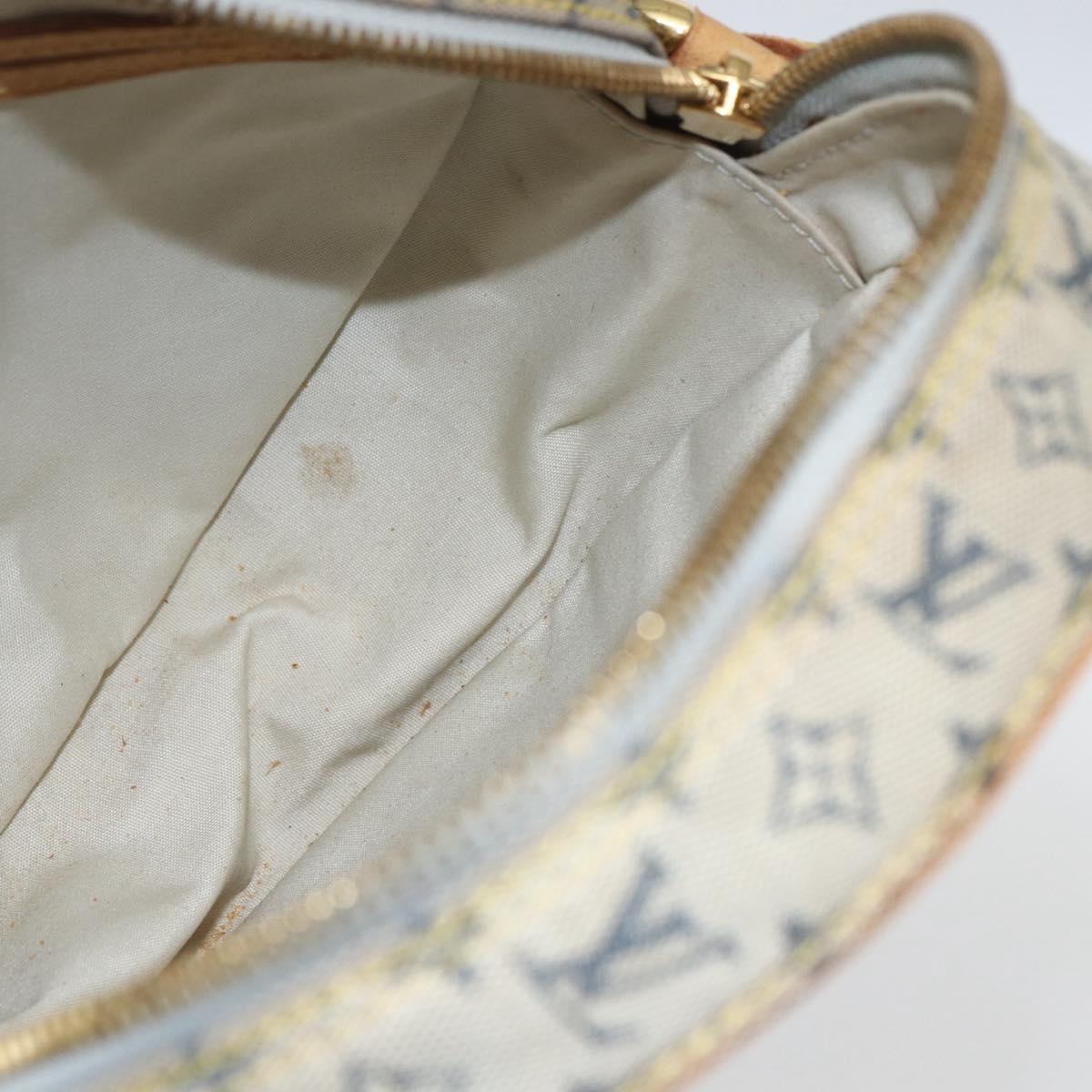 LOUIS VUITTON Monogram Mini Jeanne GM Shoulder Bag Blue M92000 LV Auth BA9290