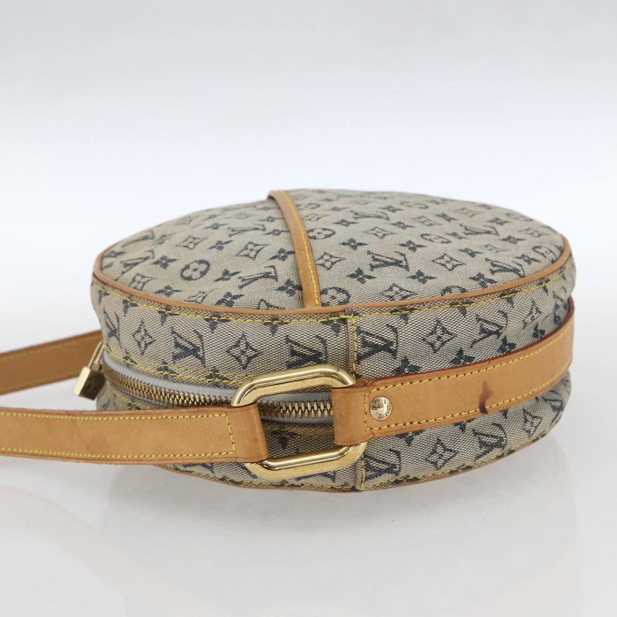 LOUIS VUITTON Monogram Mini Jeanne GM Shoulder Bag Blue M92000 LV Auth BA9290